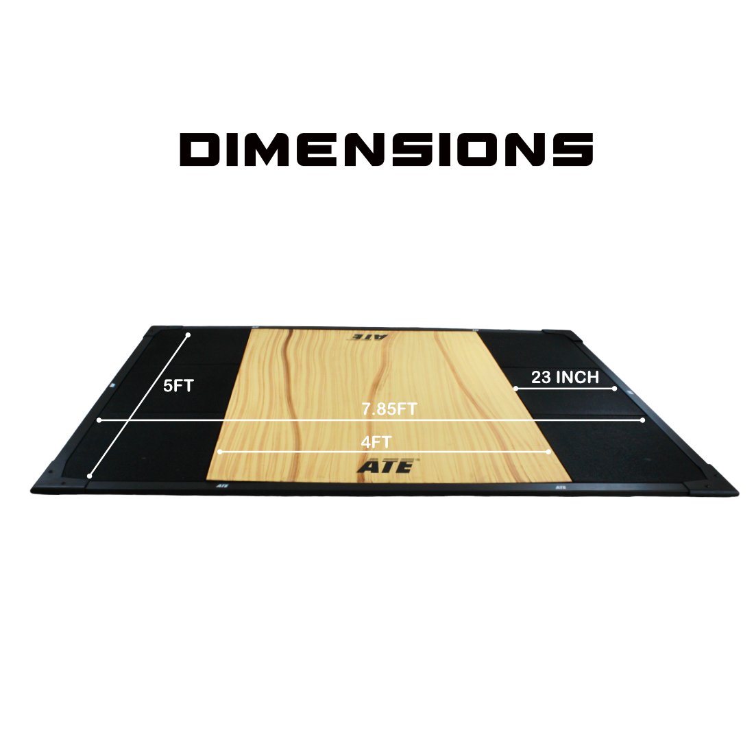 Deadlift Platform Basic (7.85 ft. x 5 ft. x 25mm)