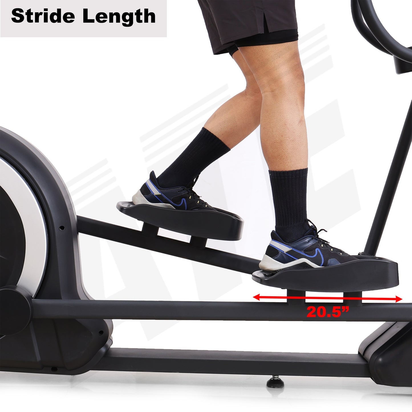 Elliptical Cross Trainer E1 Stride Length
