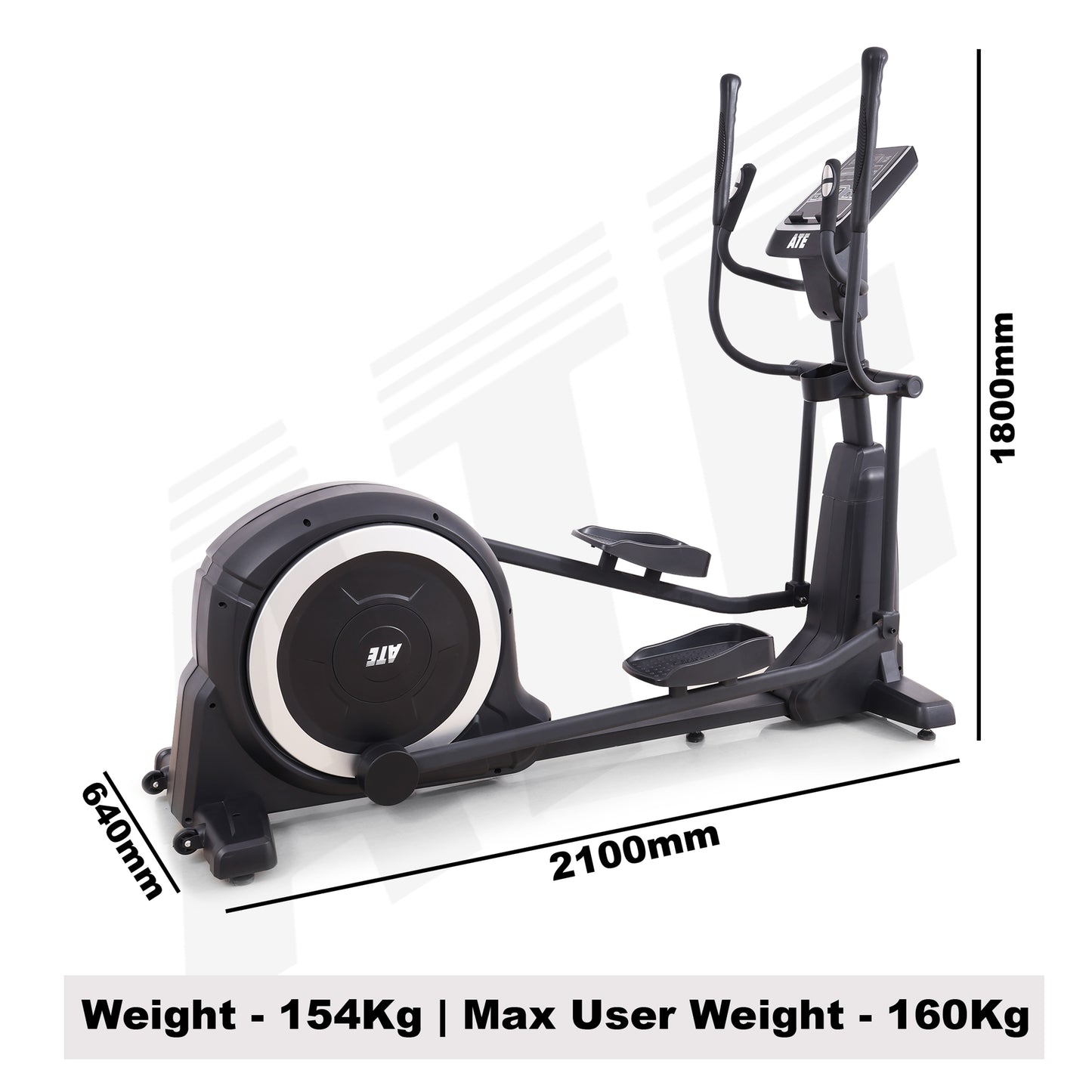 Elliptical Cross Trainer E1 dimensions