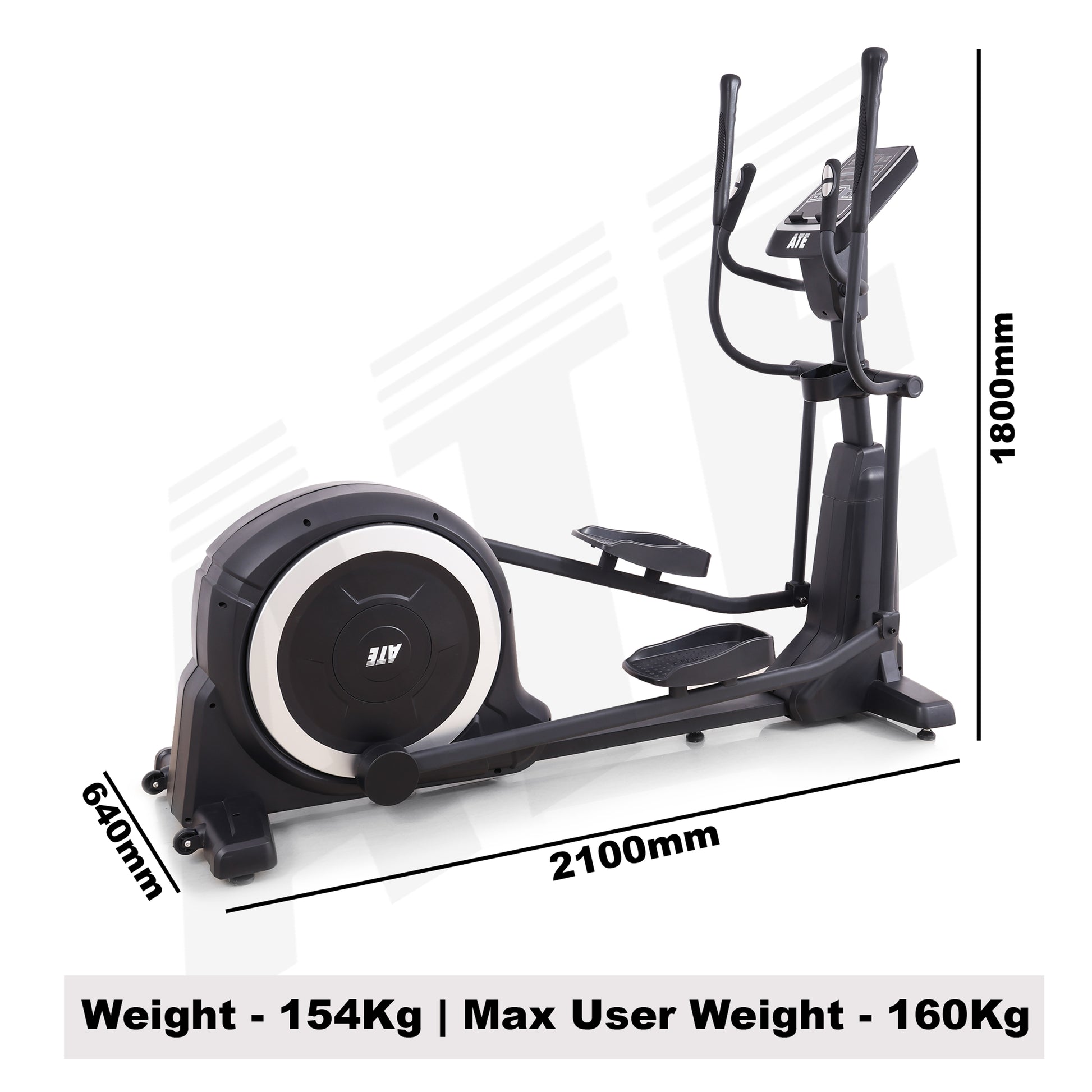 Elliptical Cross Trainer E1 dimensions