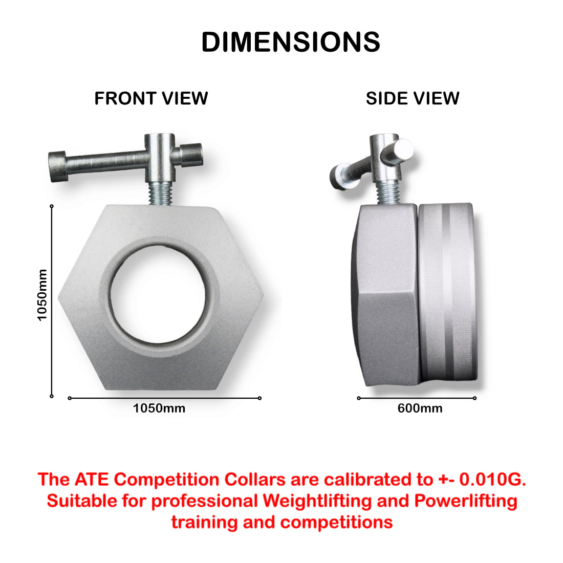 Weightlifting Collars Competition 2.5kg