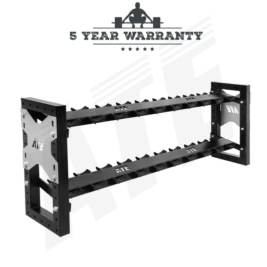 Dumbbell Rack 2 tier X1 Pro - ATEONLINESHOP