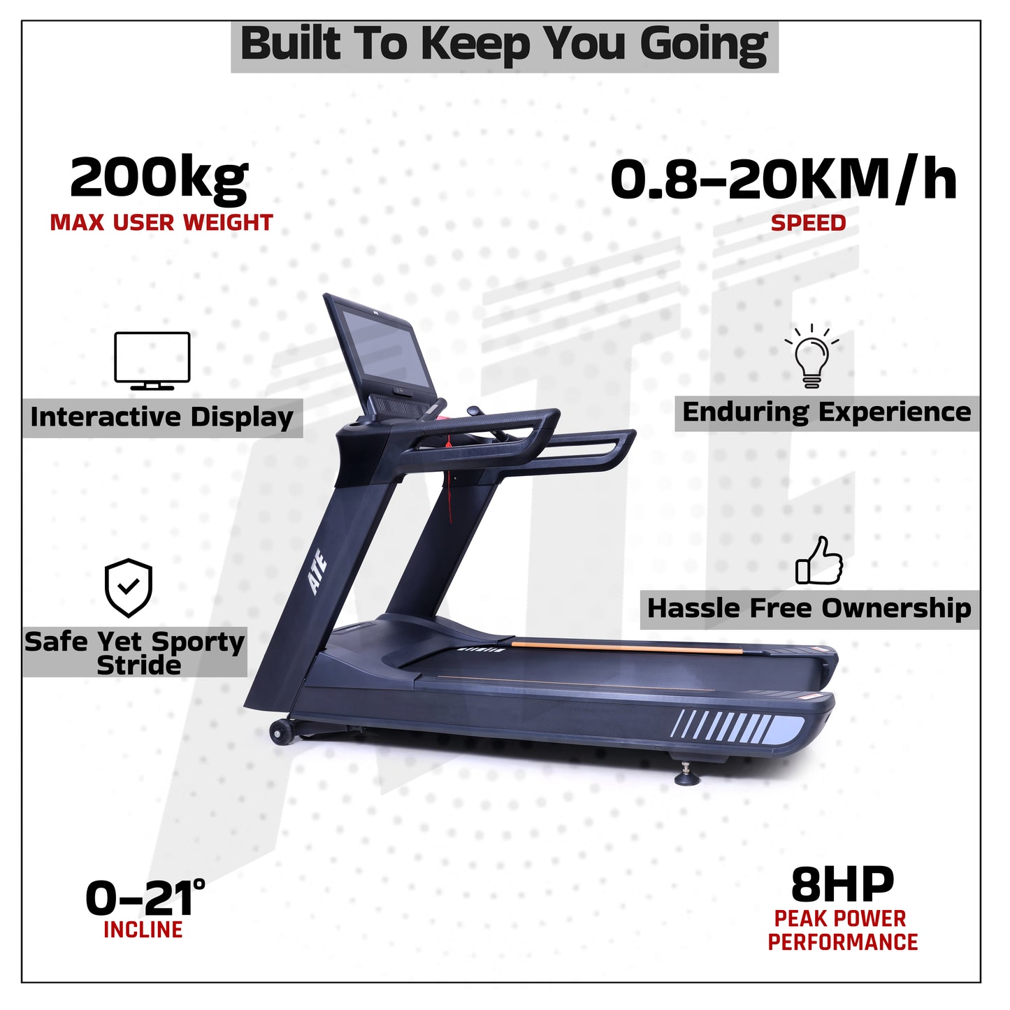 Treadmill X8 Pro (Touch Screen)