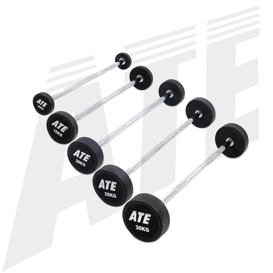 Urethane Fixed Weight Bar - Straight - 100kg Set - ATEONLINESHOP