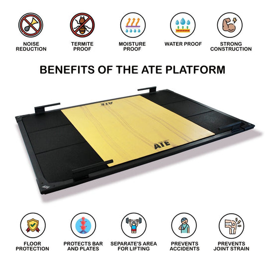 Weightlifting Platform Pro (7.85 ft. x 5 ft. x 35mm) - ATEONLINESHOP