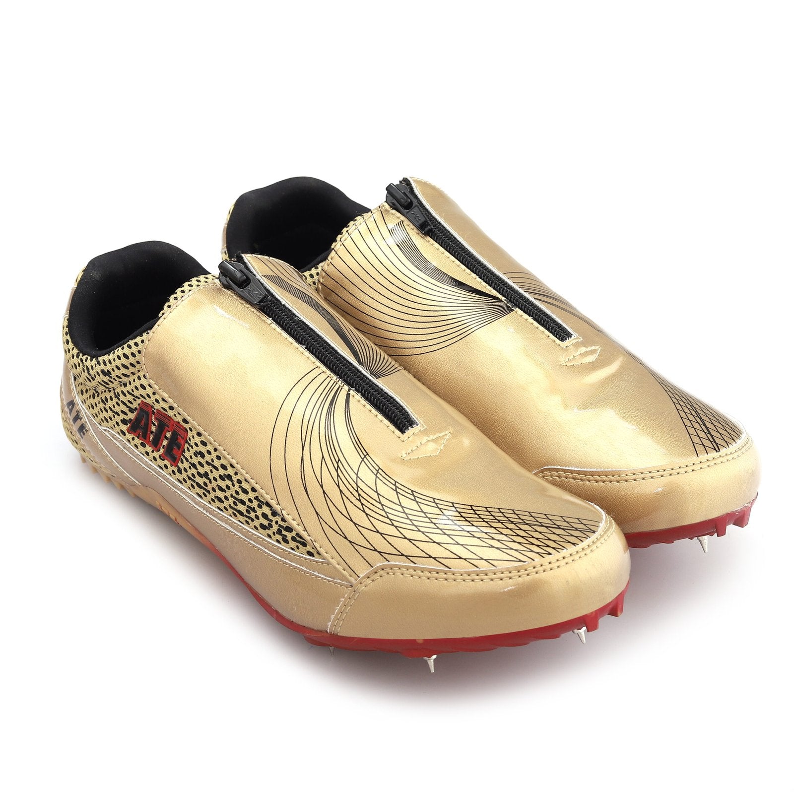 Gold sprint spikes best sale