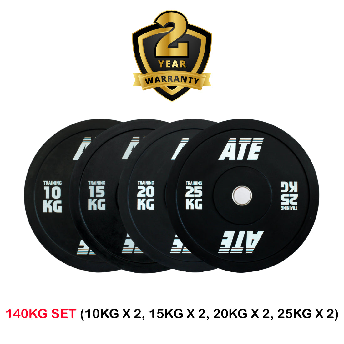 Bumper Plates Rubber Black 3.0