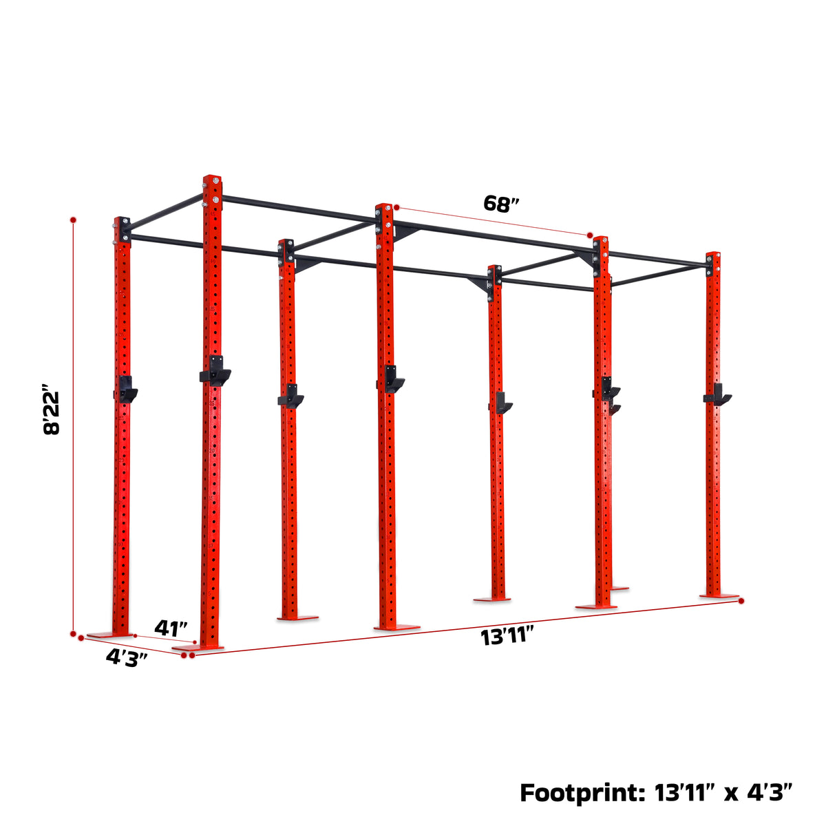 Rhino CrossFit Rig - 4 Station Rig