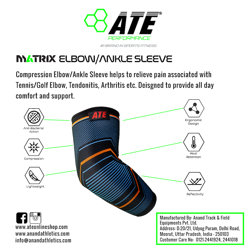 ATE Matrix Elbow/Ankle Sleeve - ATEONLINESHOP