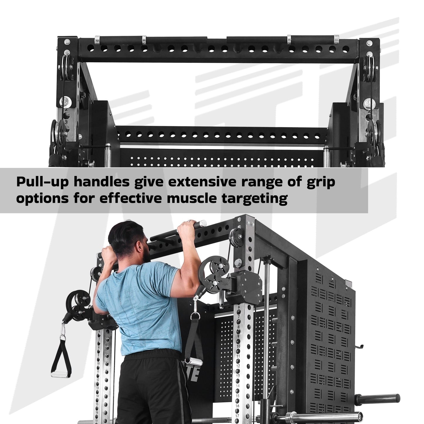 All In One Trainer X1 (Functional Trainer + Smith Machine + Squat Rack Combo) - ATEONLINESHOP