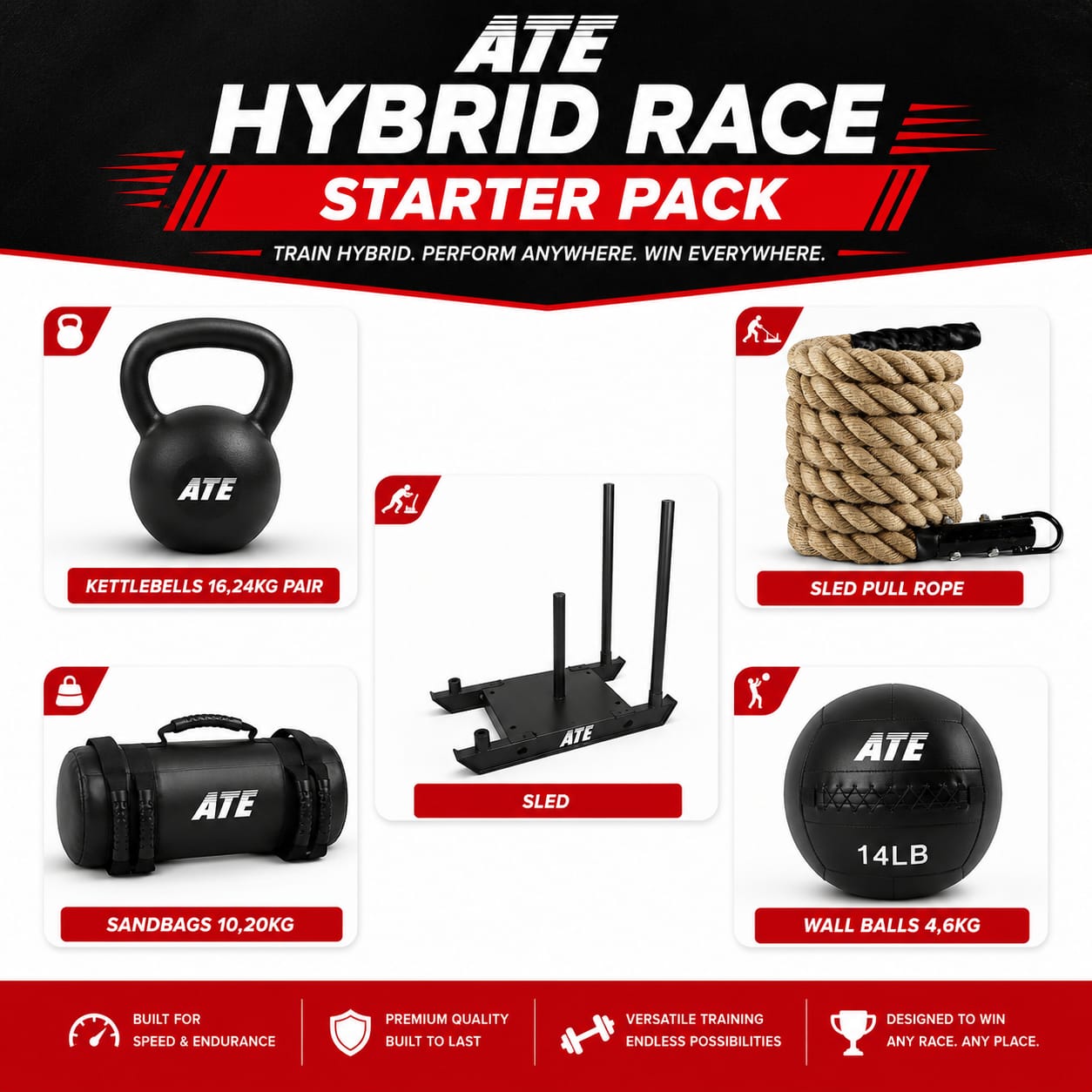 ATE Hybrid Race Starter Pack - ATEONLINESHOP
