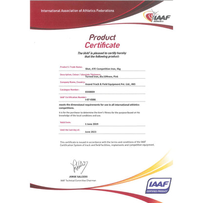 ATE Shot Put Competition Turned Iron - ATEONLINESHOP