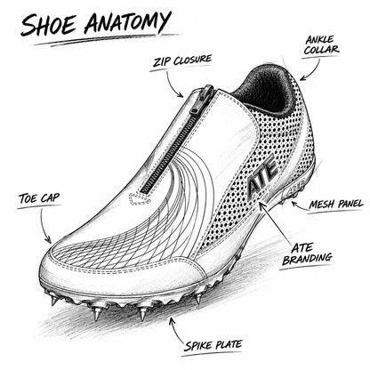 ATE Sprint Gold Running Shoes - ATEONLINESHOP