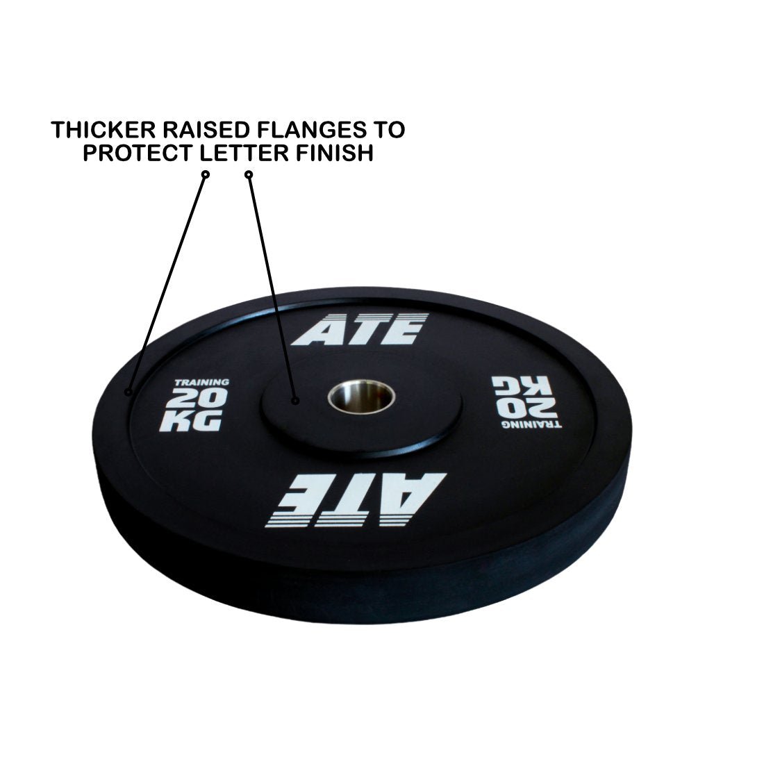Black Bumper Plates 3.0 - ATEONLINESHOP