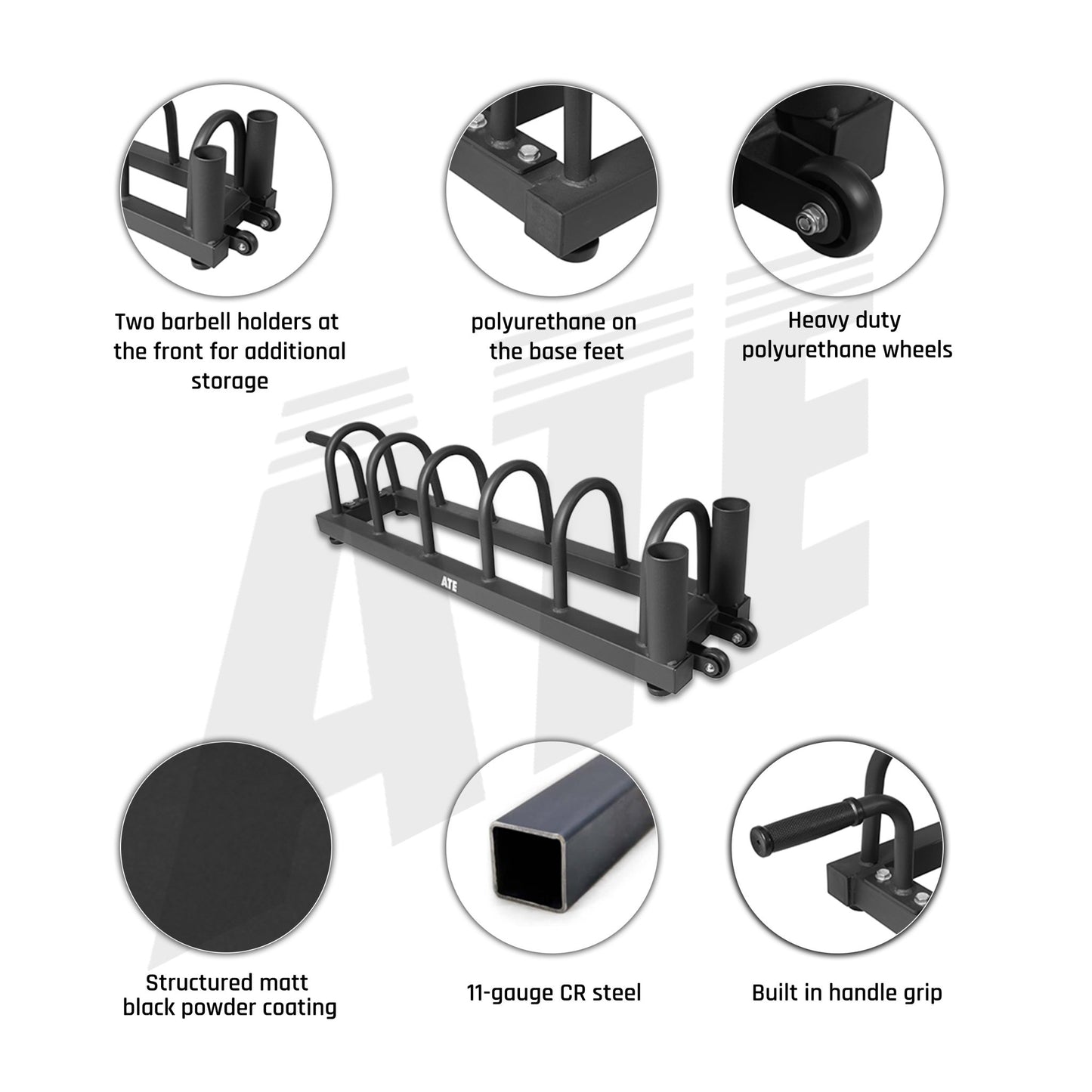 Bumper Plate Cart - ATEONLINESHOP