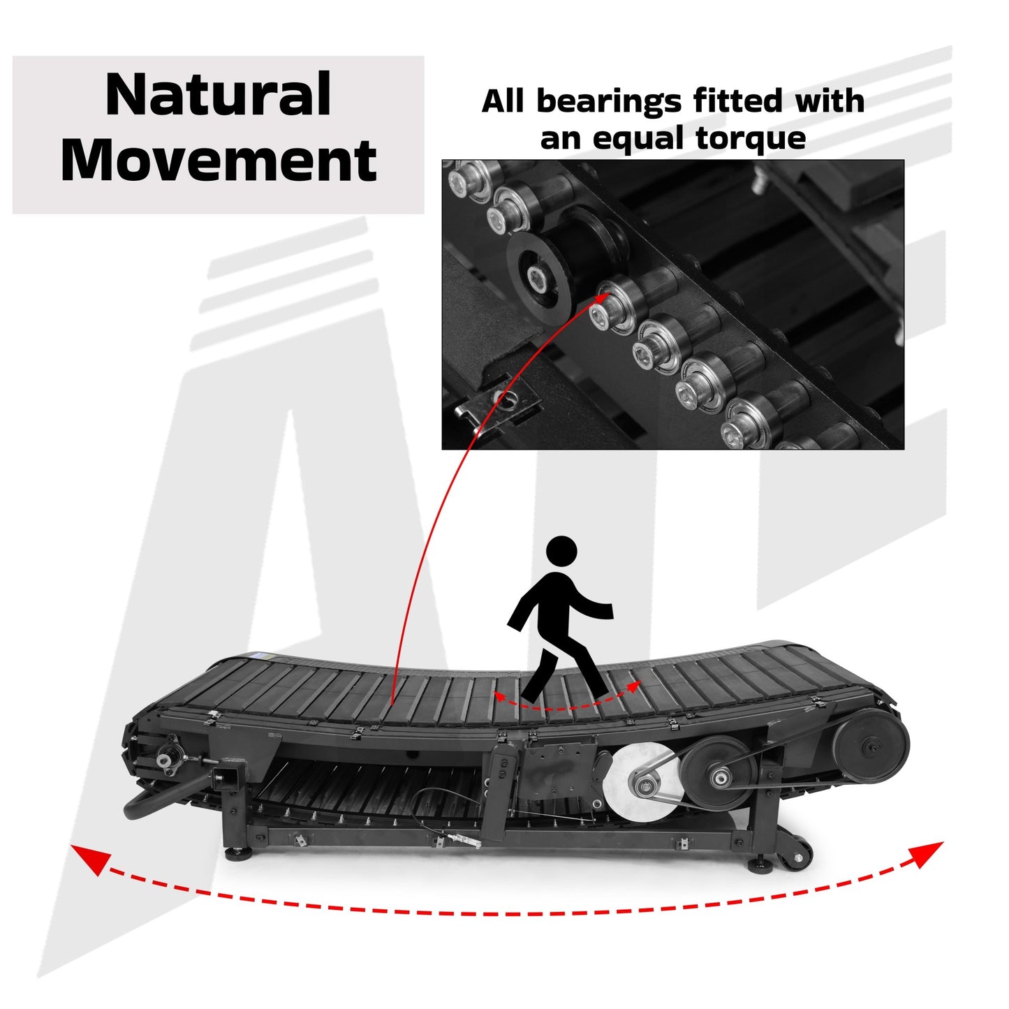 Curved Treadmill C1 Pro - ATEONLINESHOP