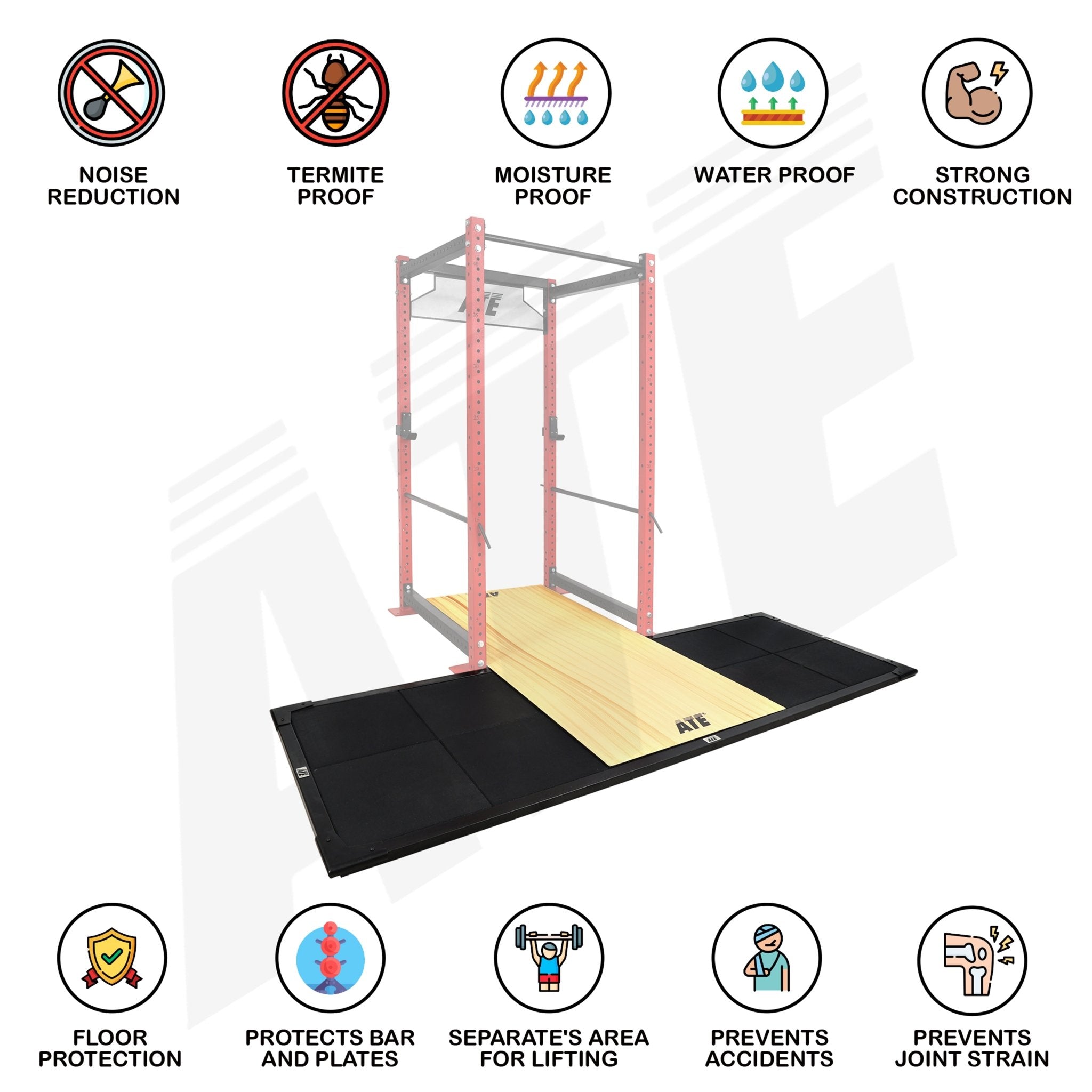 Deadlift Platform | Birch Plywood Platform | T-Platform for Gyms ...
