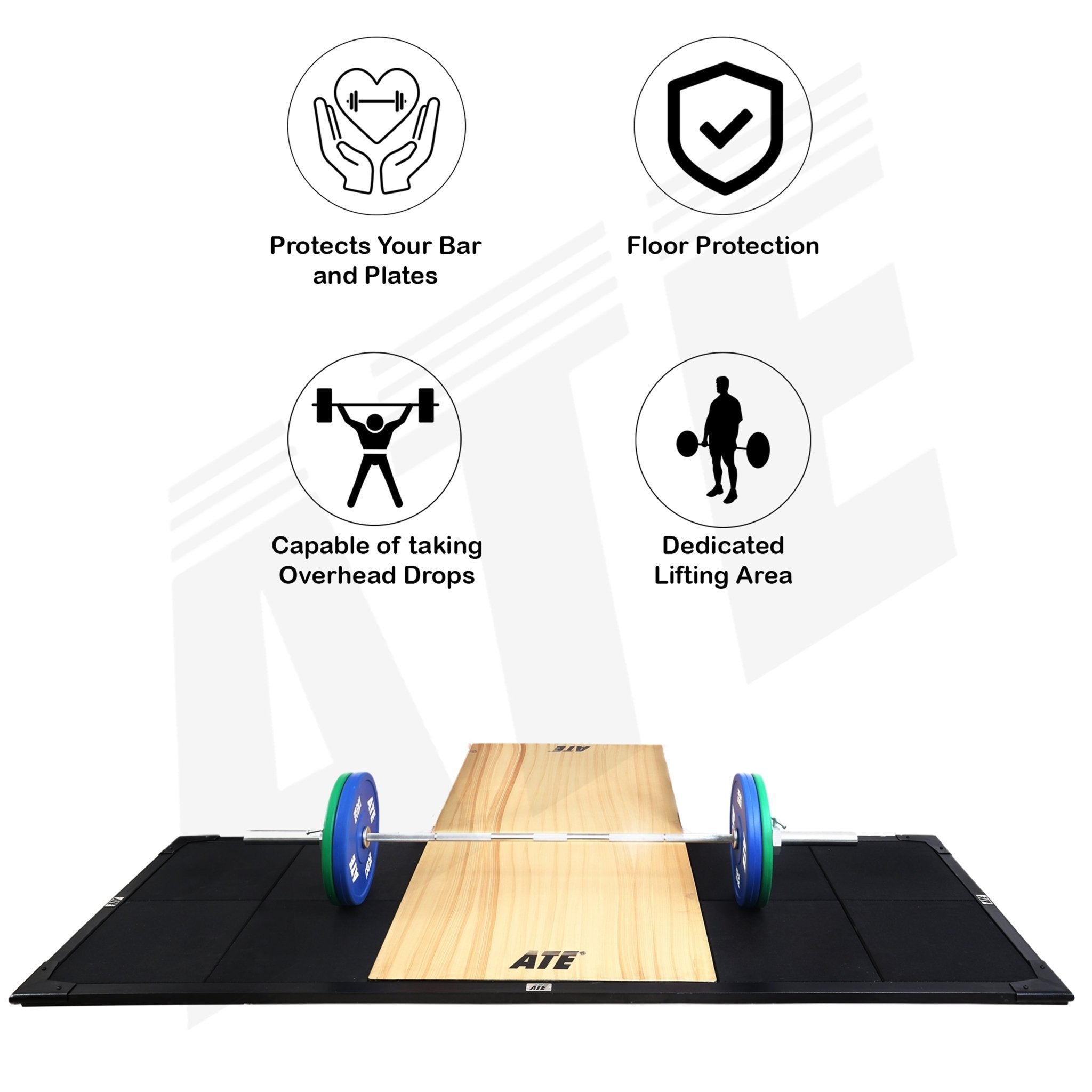 Deadlift Platform | Birch Plywood Platform | T-Platform for Gyms ...