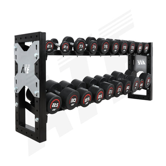 Dumbbell Rack 2 tier X1 Pro - ATEONLINESHOP