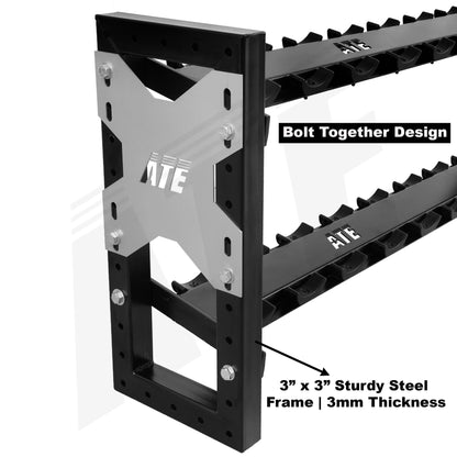 Dumbbell Rack 2 tier X1 Pro - ATEONLINESHOP