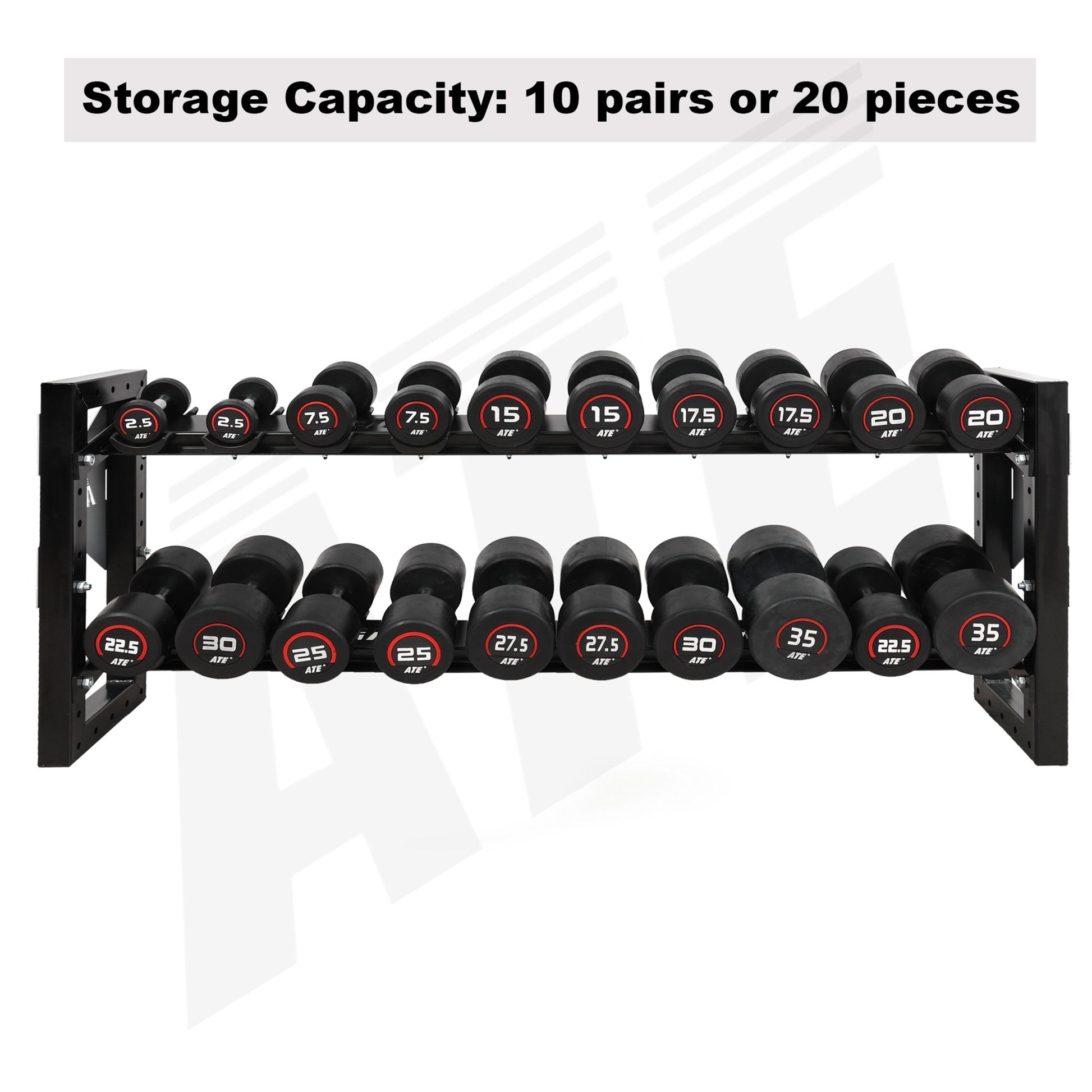 Dumbbell Rack 2 tier X1 Pro - ATEONLINESHOP