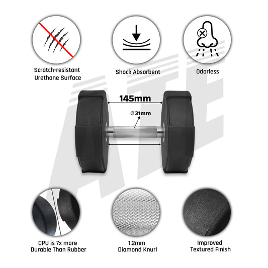 Dumbbells CPU X - Series Urethane - ATEONLINESHOP