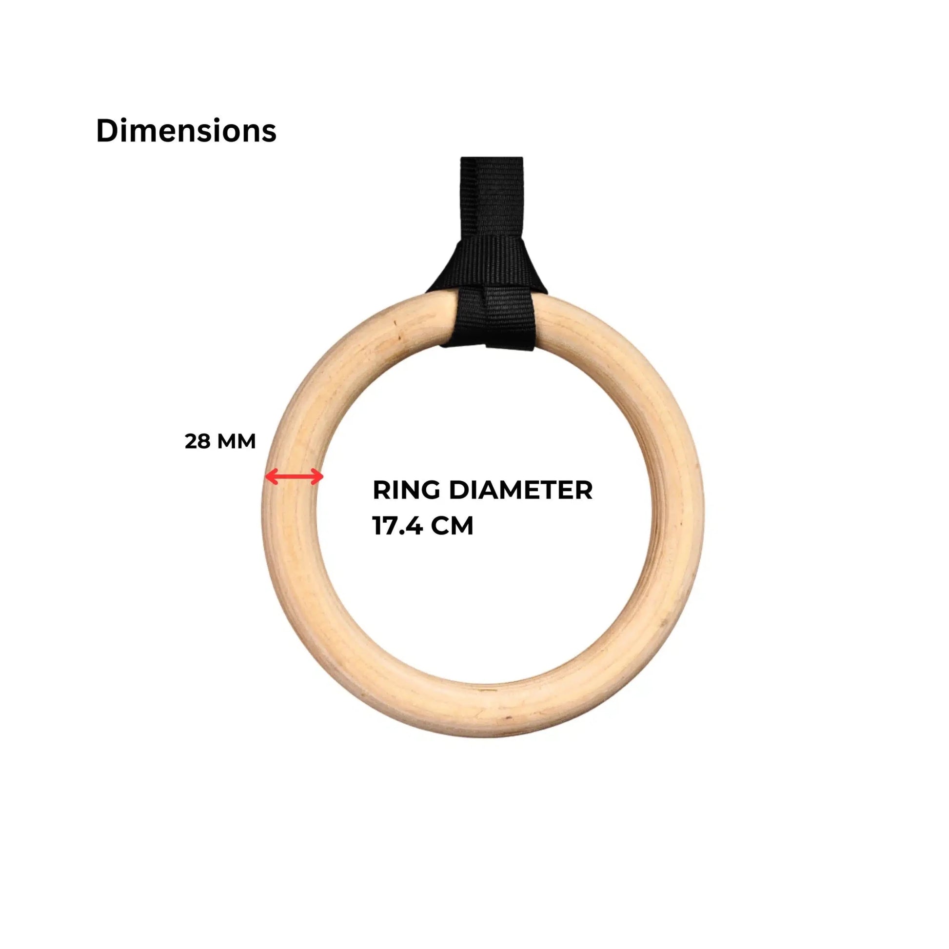 Gymnastic Rings Wooden - ATEONLINESHOP