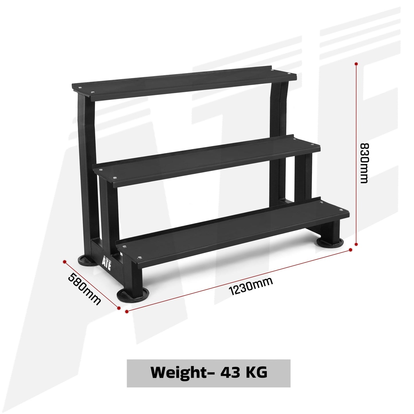 Kettlebell Rack 3-Tier - ATEONLINESHOP