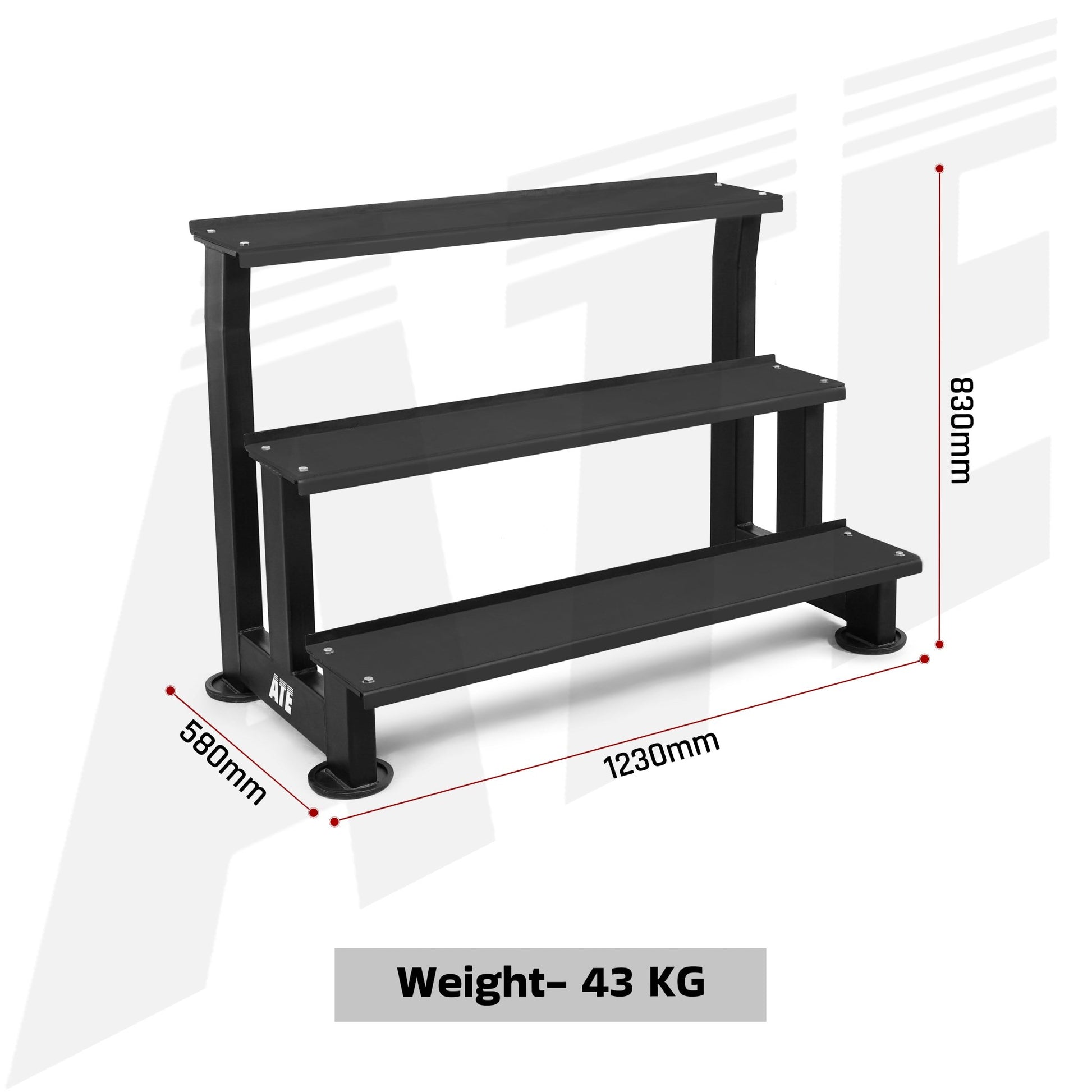 Kettlebell Rack 3-Tier - ATEONLINESHOP