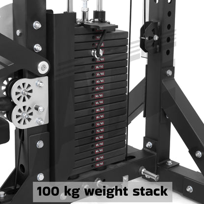 Rhino Cable Tower - Lat Pull down + Seated Row + Tricep Combo