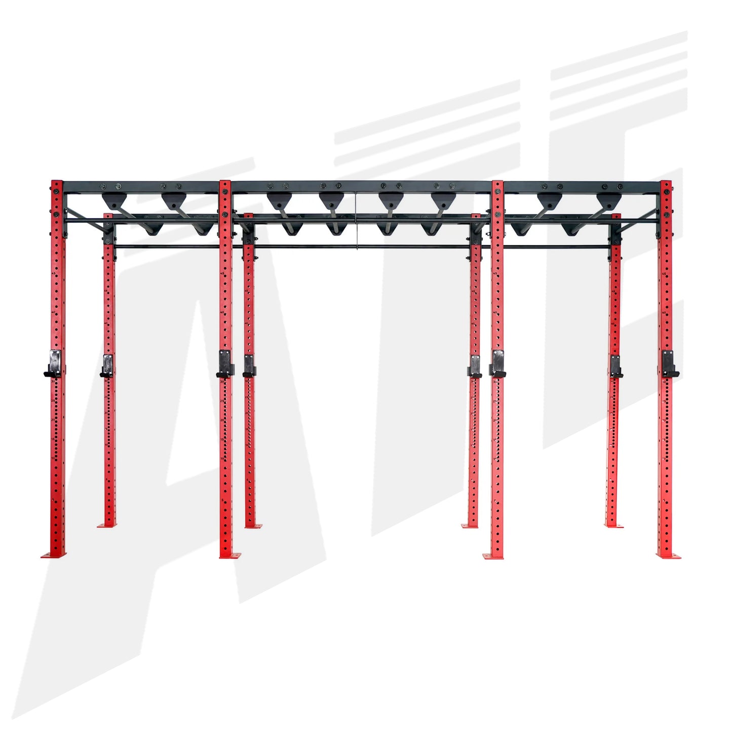Rhino CrossFit Rig - 4 Station Rig with Monkey Bar