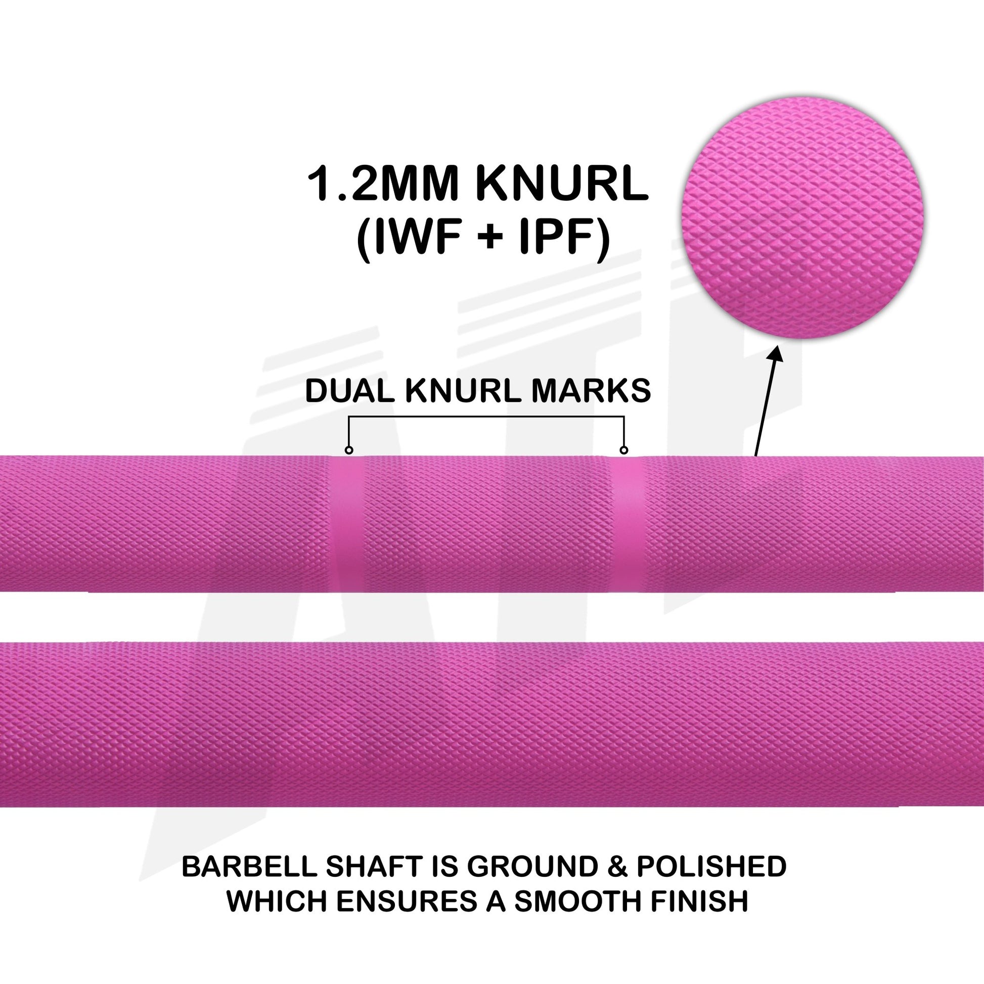 Olympic Barbell Weightlifting Hummingbird 15kg (Pink Edition) - ATEONLINESHOP