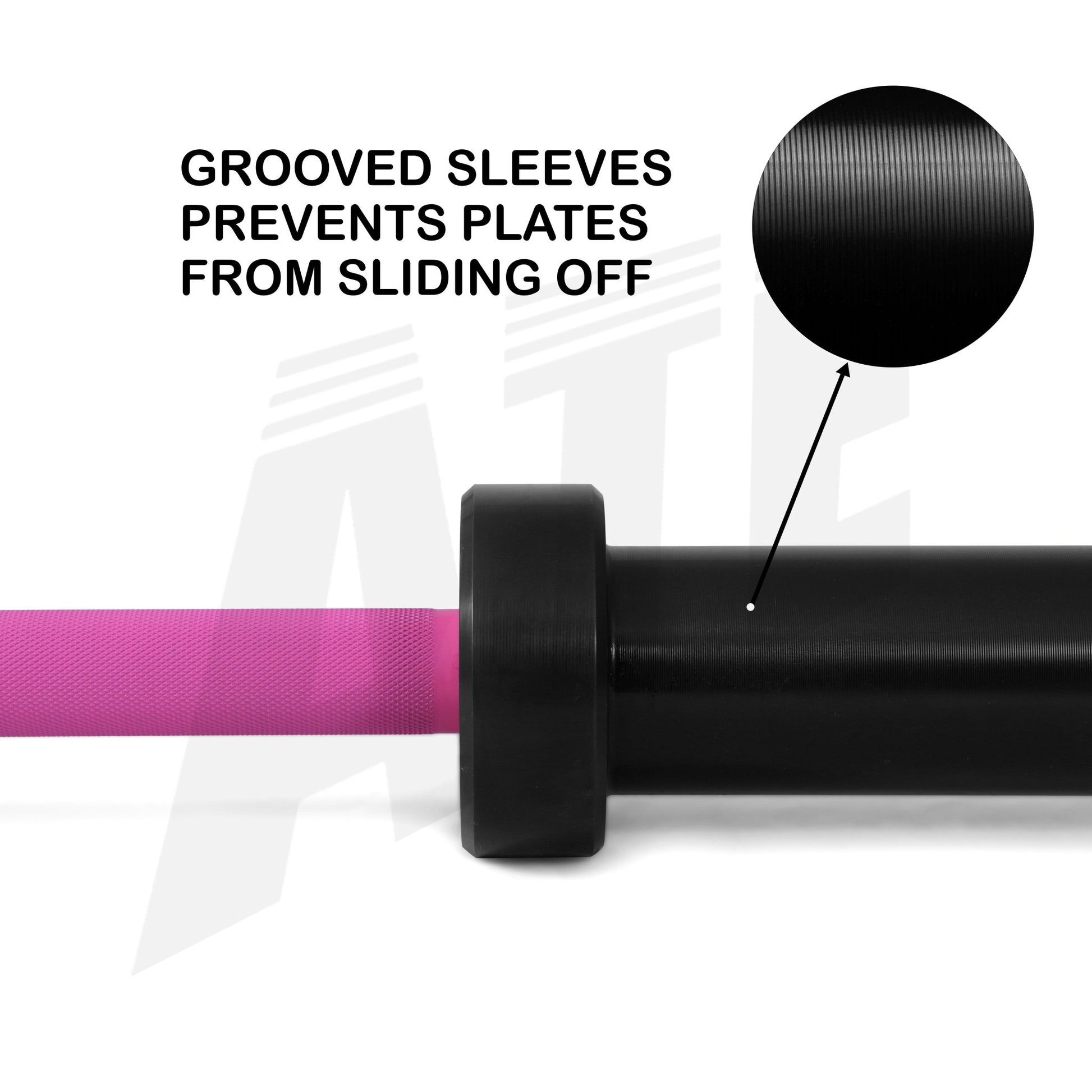 Olympic Barbell Weightlifting Hummingbird 15kg (Pink Edition) - ATEONLINESHOP