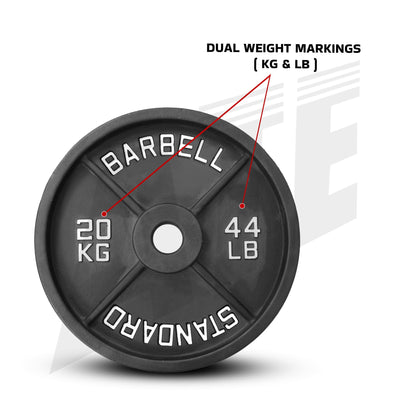 Olympic Cast Iron Plates - ATEONLINESHOP