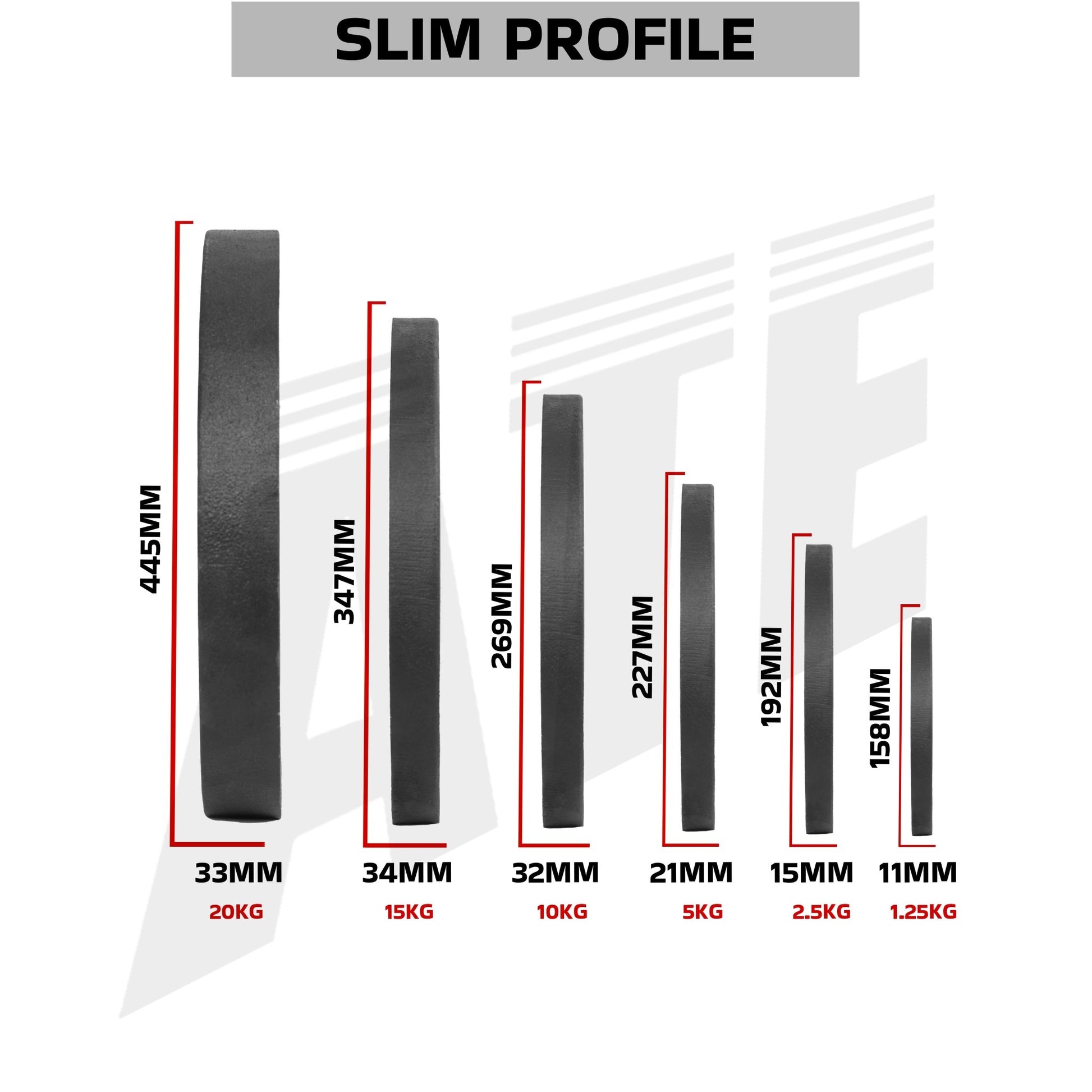 Olympic Cast Iron Plates - ATEONLINESHOP