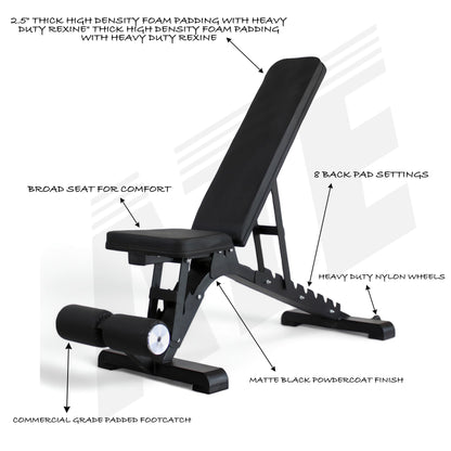 Panther Adjustable Bench - ATEONLINESHOP