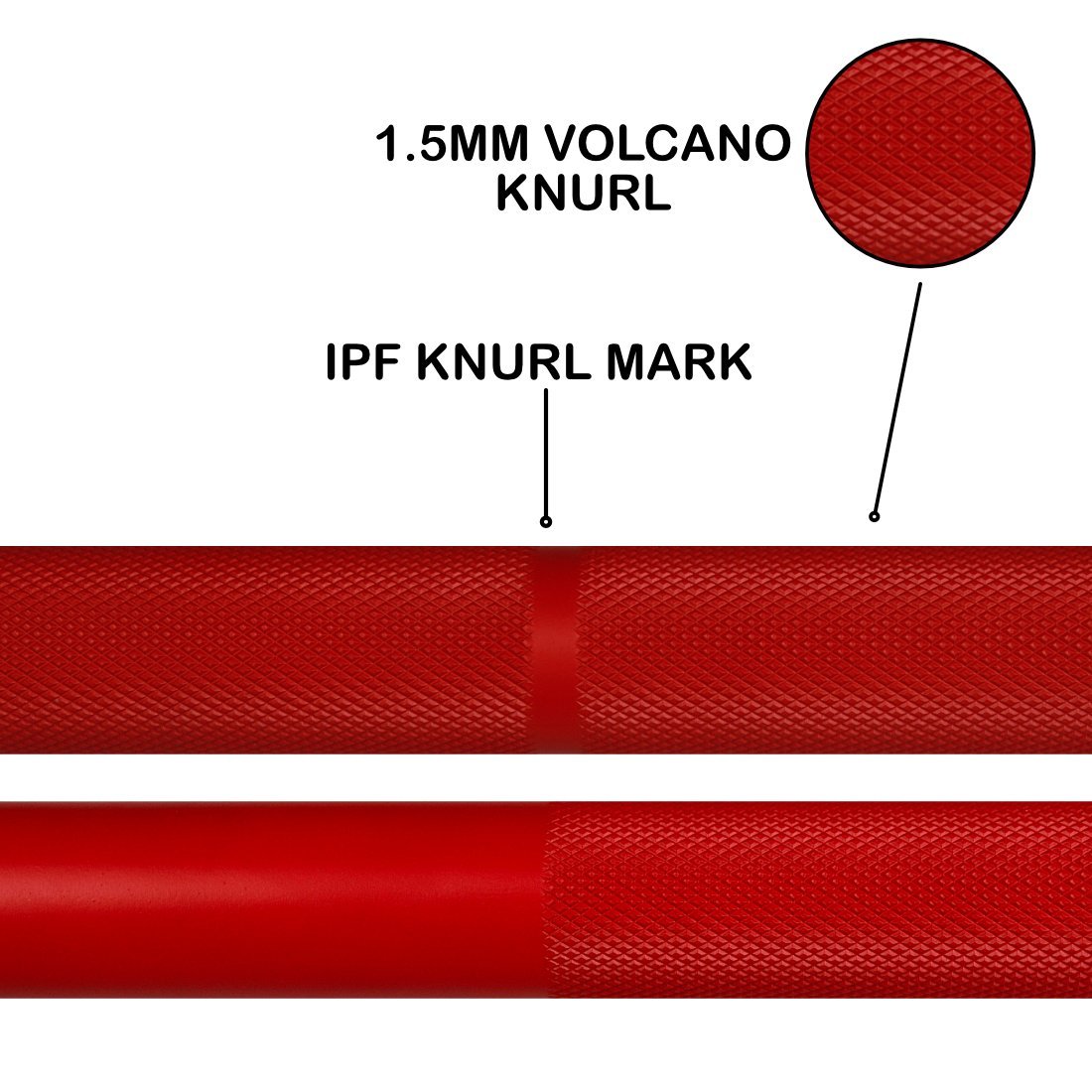 Powerlifting Barbell Hercules Bar 20kg - ATEONLINESHOP