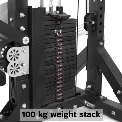 Rhino Cable Tower - Lat Pull down + Seated Row + Tricep Combo - ATEONLINESHOP