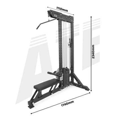 Rhino Cable Tower - Lat Pull down + Seated Row + Tricep Combo - ATEONLINESHOP