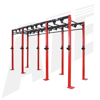 Rhino CrossFit Rig - 4 Station Rig with Monkey Bar - ATEONLINESHOP