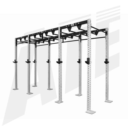 Rhino CrossFit Rig - 4 Station Rig with Monkey Bar - ATEONLINESHOP