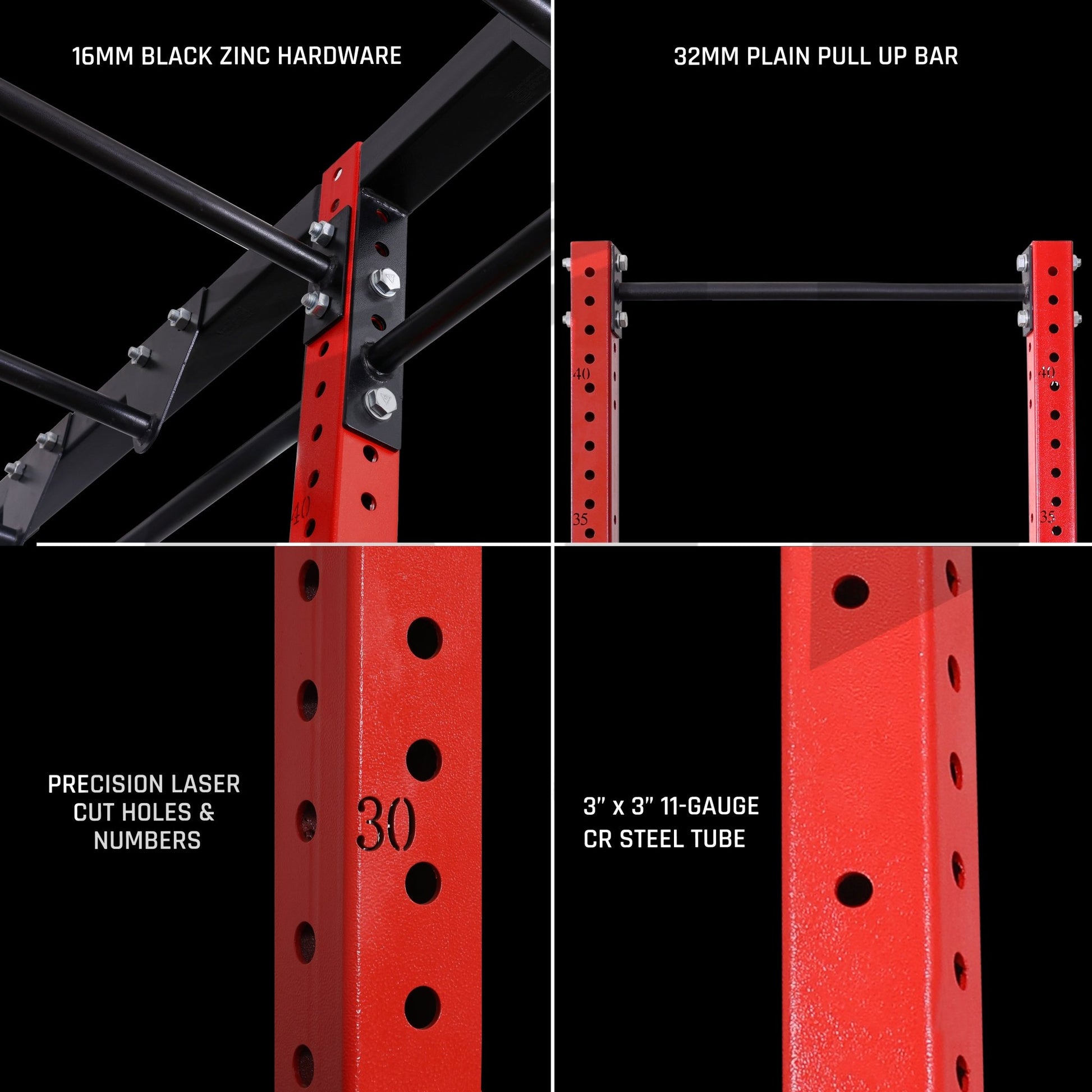 Rhino CrossFit Rig - 6 Station Rig with Monkey Bar - ATEONLINESHOP