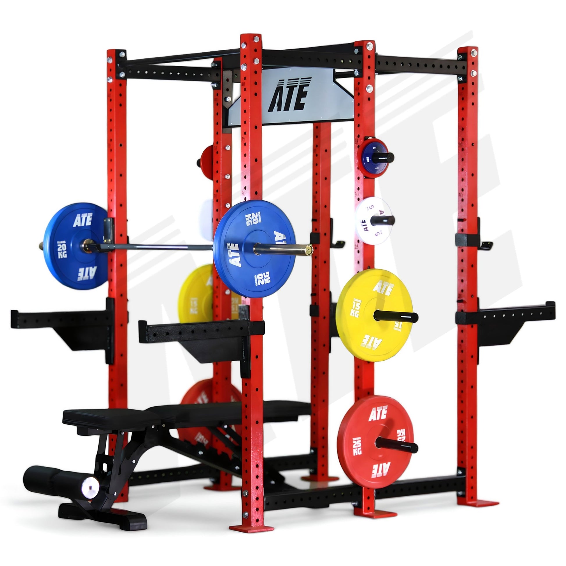Rhino Double Half Rack V3 | 24" + 24" Depth | 6 - Post - ATEONLINESHOP
