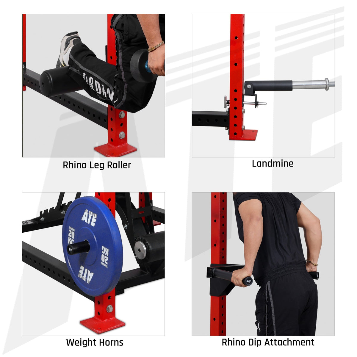 Rhino Power Rack V3 | 41" Depth | 4-Post - ATEONLINESHOP