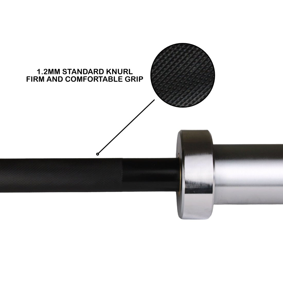 Straight Bar 4ft (Black Oxide/Chrome) - ATEONLINESHOP