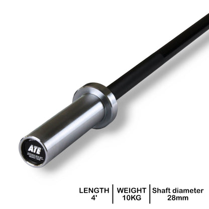 Straight Bar 4ft (Black Oxide/Chrome) - ATEONLINESHOP