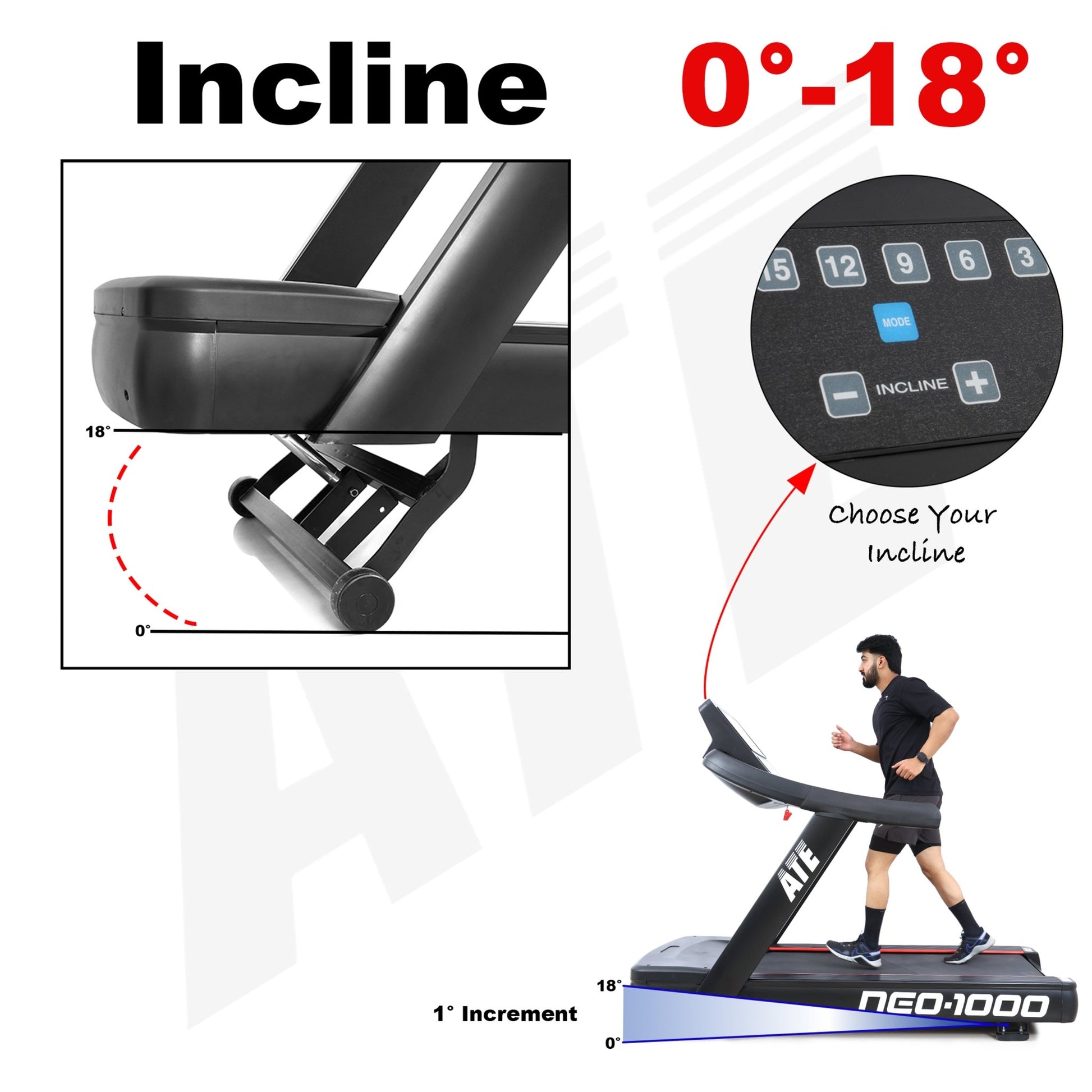 Treadmill Neo - 1000 - ATEONLINESHOP
