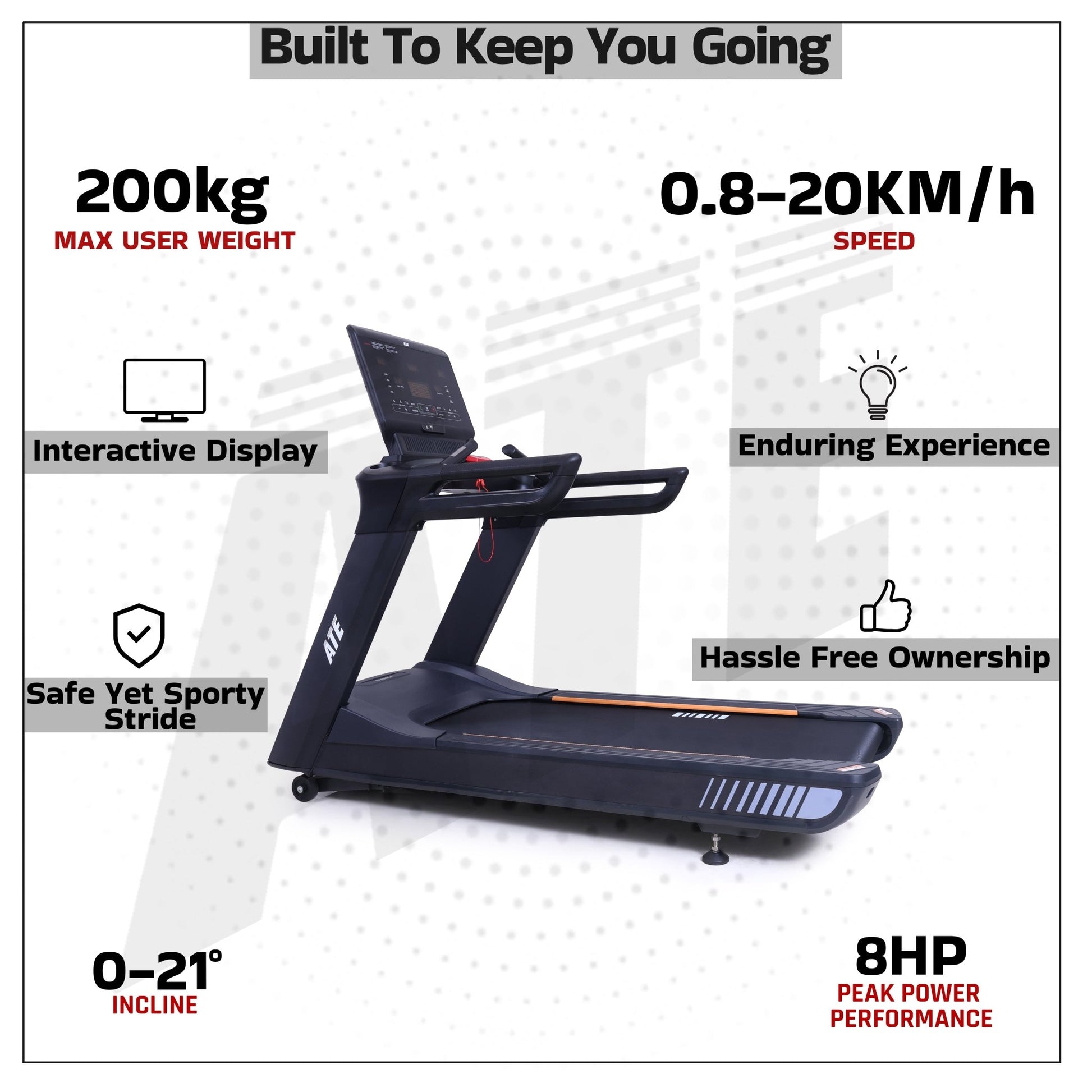 Treadmill X8 - ATEONLINESHOP