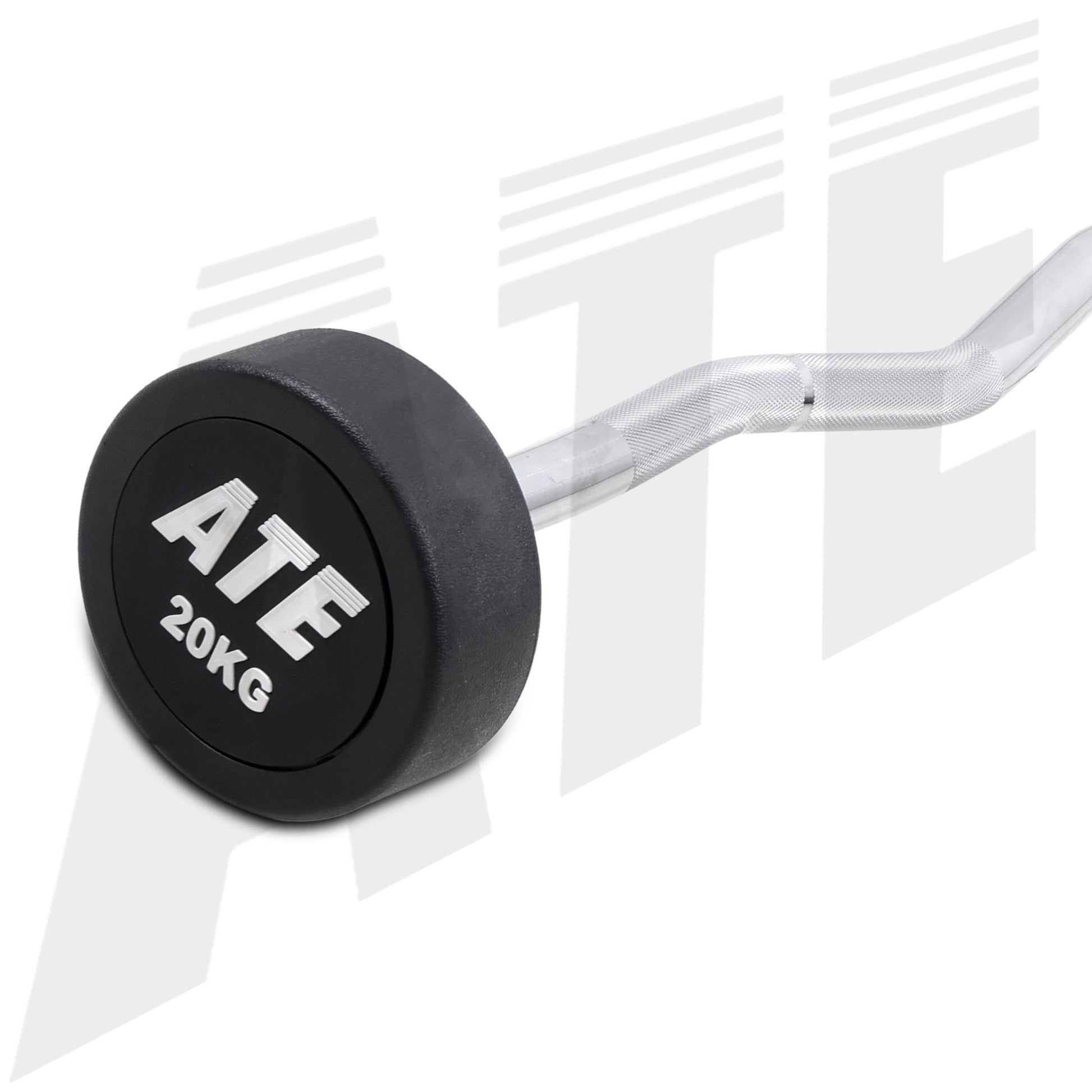 Urethane Fixed Weight Bar - Curl - 100kg Set - ATEONLINESHOP