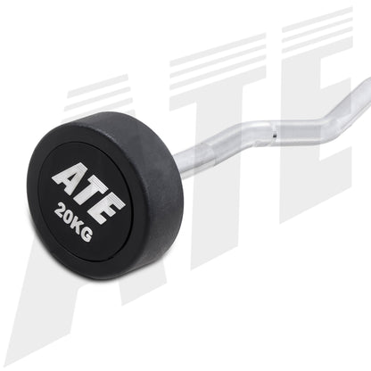 Urethane Fixed Weight Bar - Curl - 100kg Set - ATEONLINESHOP